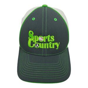 Sports Country Logo Flexfit L/XL Mesh Cap Soccer Baseball Hat Pacific Headwear